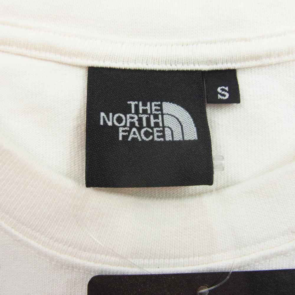 THE NORTH FACE ノースフェイス NT32345 L/S Nuptse Cotton Tee ロングスリーブ ヌプシ コットン 長袖 Tシャツ ホワイト ホワイト系 S【中古】