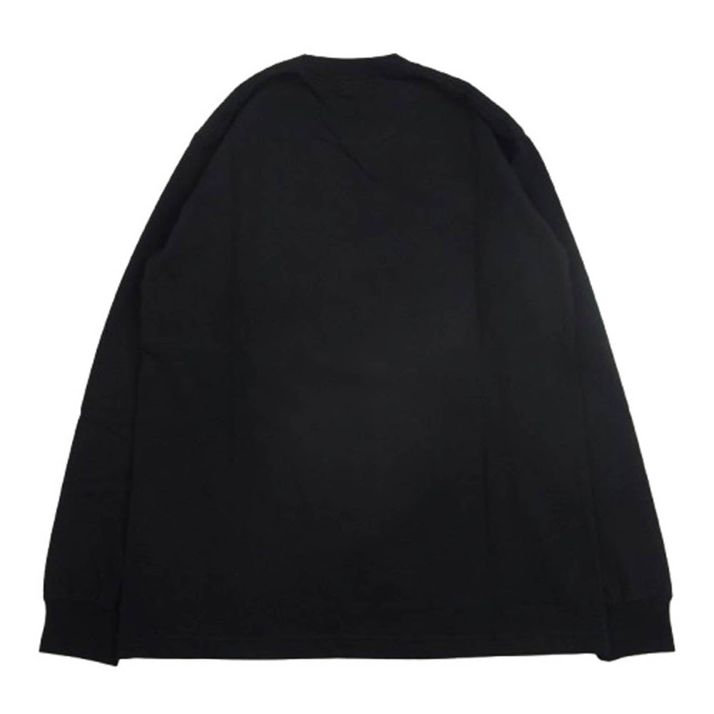 THE NORTH FACE ノースフェイス NT32443 L/S Nuptse Cotton Tee ロングスリーブ ヌプシ コットン 長袖 Tシャツ ブラック ブラック系 S【新古品】【未使用】【中古】