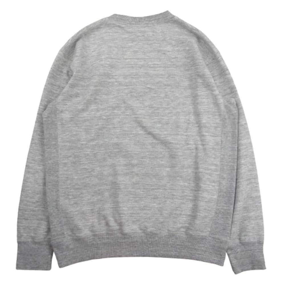 THE NORTH FACE ノースフェイス NT12334 ヘザーロゴ クルーネック スウェット グレー系 S【極上美品】【中古】