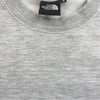 THE NORTH FACE ノースフェイス NT12334 ヘザーロゴ クルーネック スウェット グレー系 S【極上美品】【中古】