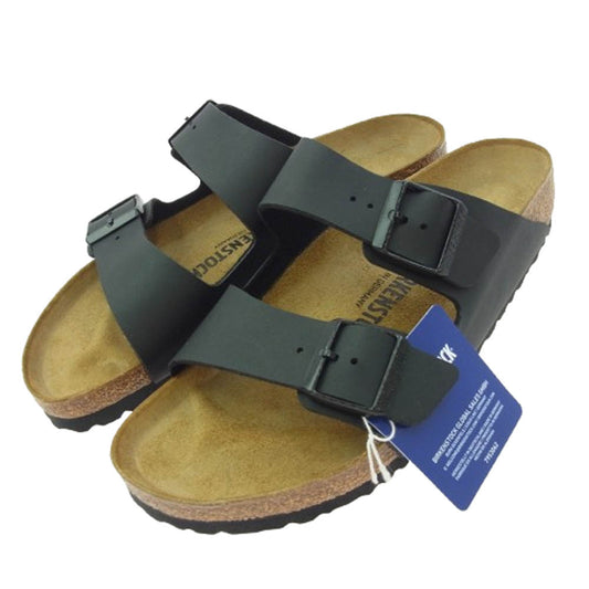 BIRKENSTOCK ビルケンシュトック 51791 ARIZONA アリゾナ レザー サンダル ブラック系 40【極上美品】【中古】