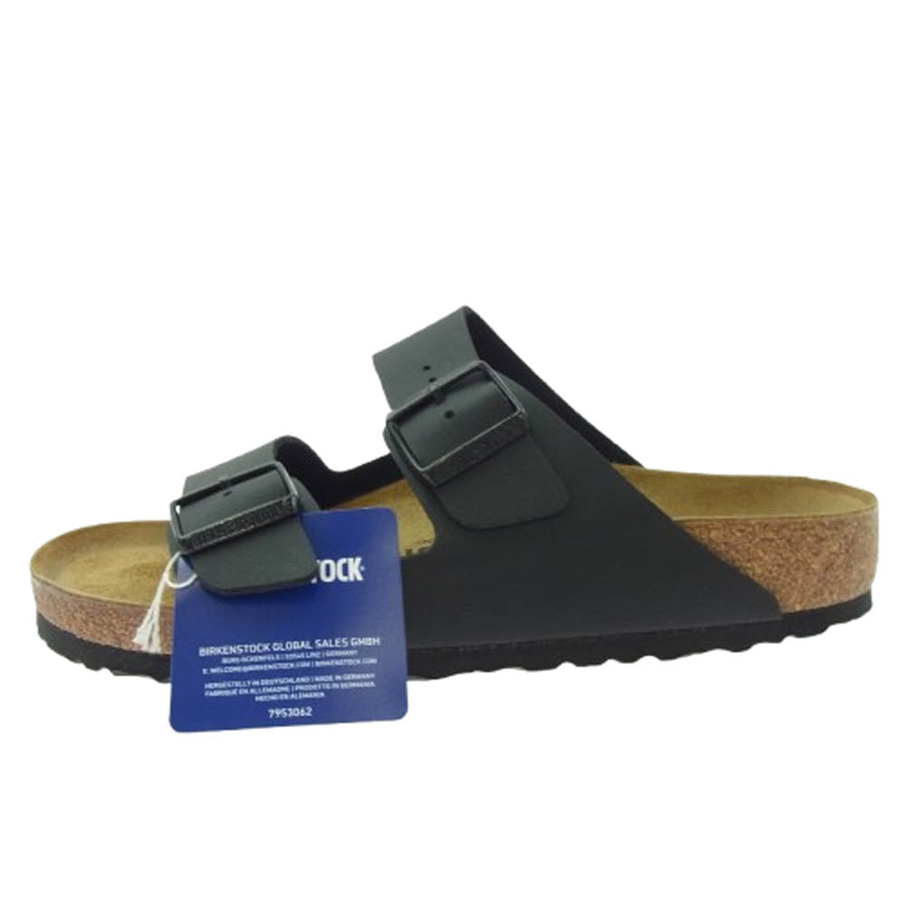 BIRKENSTOCK ビルケンシュトック 51791 ARIZONA アリゾナ レザー サンダル ブラック系 40【極上美品】【中古】