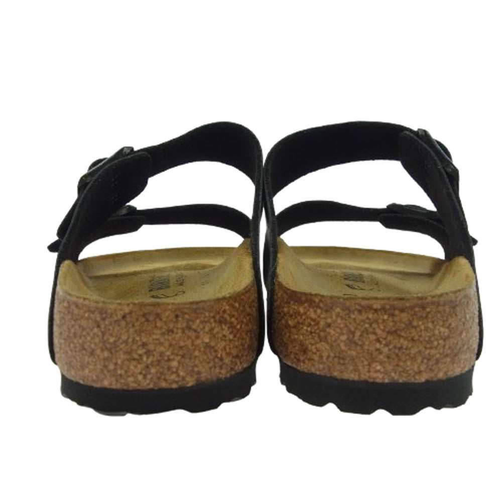 BIRKENSTOCK ビルケンシュトック 51791 ARIZONA アリゾナ レザー サンダル ブラック系 40【極上美品】【中古】