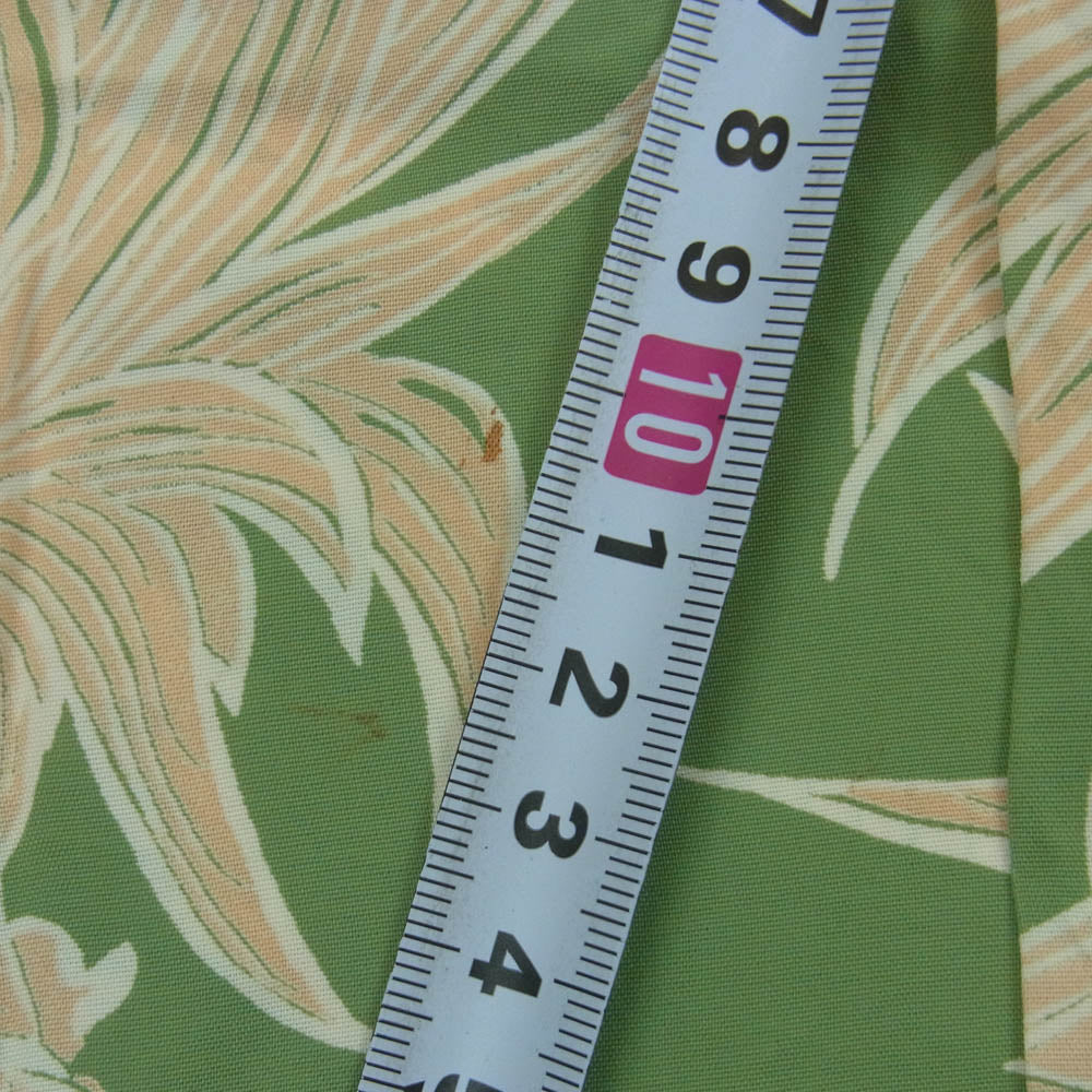 SUN SURF サンサーフ SS31587 パイナップル ハワイアン アロハ シャツ 半袖 グリーン系 M【中古】