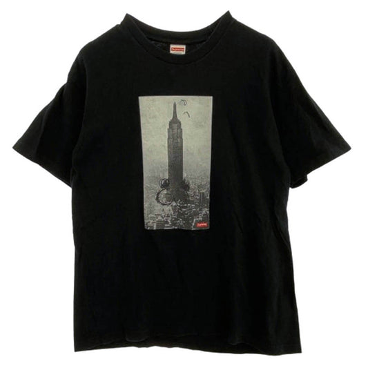 Supreme シュプリーム 18AW Mike Kelley The Empire State Building Tee マイク ケリー 半袖 Tシャツ ブラック系 M【中古】