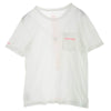 CHROME HEARTS クロムハーツ（原本無） NEON PINK STRIPE LOGO TEE ネオン ピンク ストライプ ロゴ 半袖 Tシャツ ホワイト ホワイト系 L【中古】