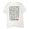 CHROME HEARTS クロムハーツ（原本無） CH T-SHRT バック 英字 プリント 半袖 Tシャツ Lサイズ ホワイト系 L【中古】