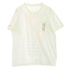 CHROME HEARTS クロムハーツ（原本無） FUCK YOU USA STRIPE LOGO L/S TEE 英字プリント ファックユー ネオン ストライプロゴ クルーネック 半袖 Tシャツ ホワイト ホワイト系 M【中古】