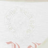 CHROME HEARTS クロムハーツ（原本無） FUCK YOU USA STRIPE LOGO L/S TEE 英字プリント ファックユー ネオン ストライプロゴ クルーネック 半袖 Tシャツ ホワイト ホワイト系 M【中古】