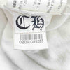 CHROME HEARTS クロムハーツ（原本無） FUCK YOU USA STRIPE LOGO L/S TEE 英字プリント ファックユー ネオン ストライプロゴ クルーネック 半袖 Tシャツ ホワイト ホワイト系 M【中古】