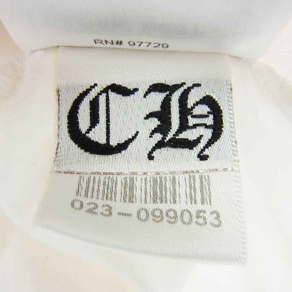 CHROME HEARTS クロムハーツ（原本無） Back Cemetery Cross Tee バック セメタリー クロス 半袖 Tシャツ ホワイト系 L【中古】