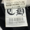 CHROME HEARTS クロムハーツ（原本無） Back Cemetery Cross Tee バック セメタリー クロス 長袖 Tシャツ ブラック ブラック系 M【中古】