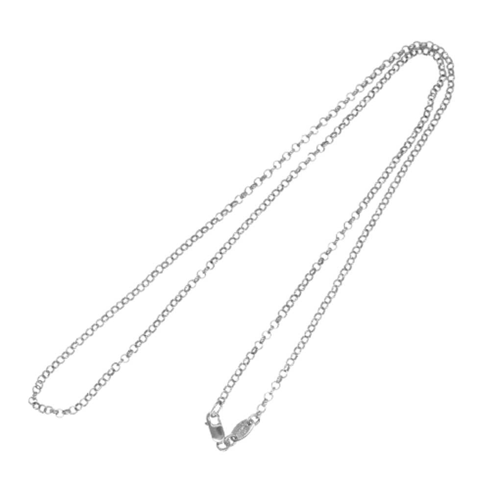 CHROME HEARTS クロムハーツ（原本無） NECKCHAIN R20 20inch 20インチ ロール チェーン ネックレス シルバー系【中古】