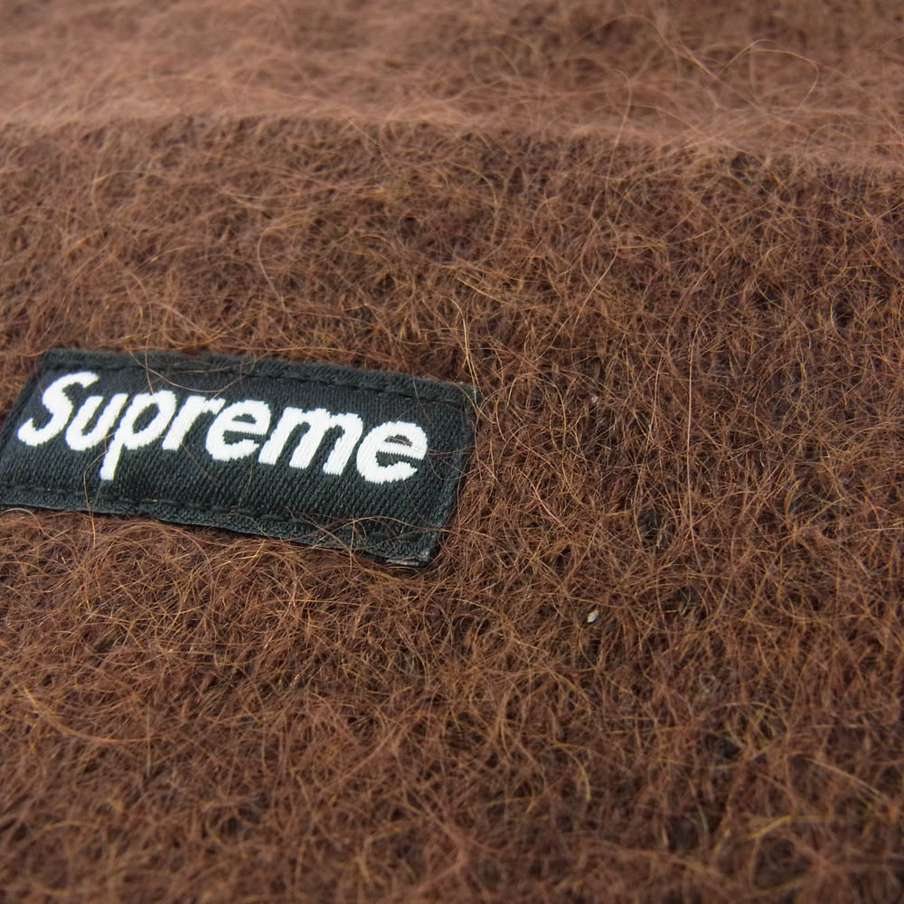Supreme シュプリーム 24AW mohair beanie モヘア ビーニー ブラウン系【美品】【中古】