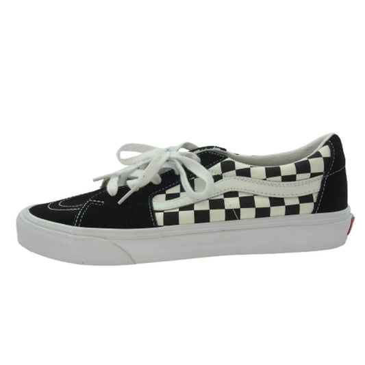 VANS バンズ VN0A4UUK4W7 SK8-LOW スケート ローカット チェッカーボード スニーカー ブラック系 28cm【極上美品】【中古】