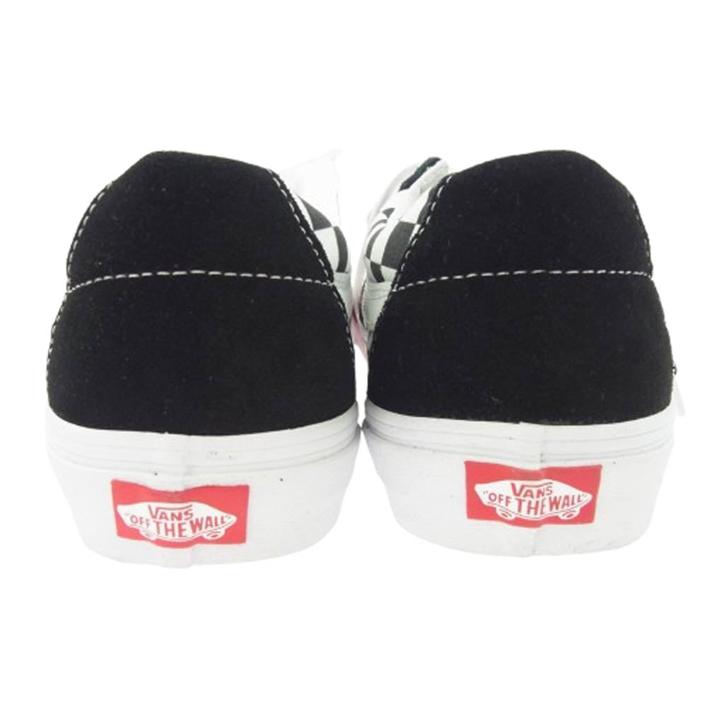 VANS バンズ VN0A4UUK4W7 SK8-LOW スケート ローカット チェッカーボード スニーカー ブラック系 28cm【極上美品】【中古】