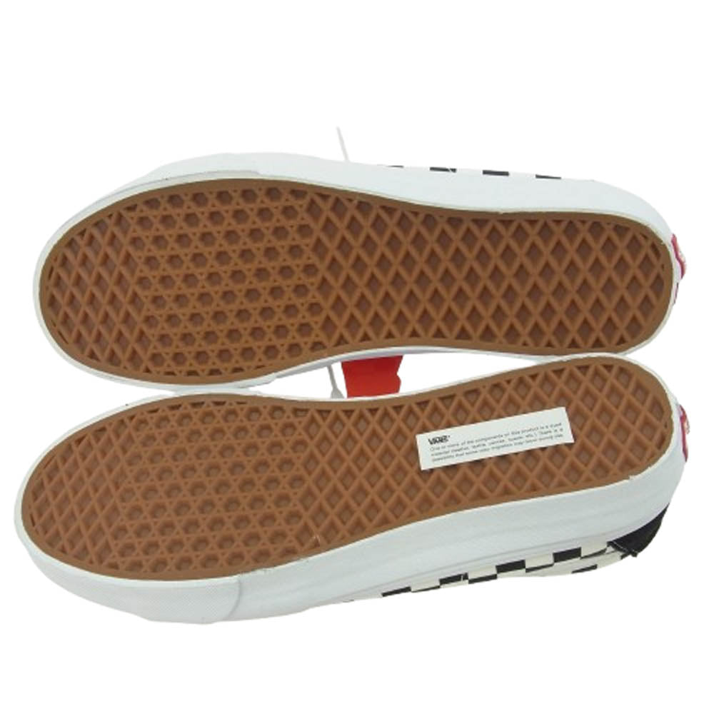 VANS バンズ VN0A4UUK4W7 SK8-LOW スケート ローカット チェッカーボード スニーカー ブラック系 28cm【極上美品】【中古】