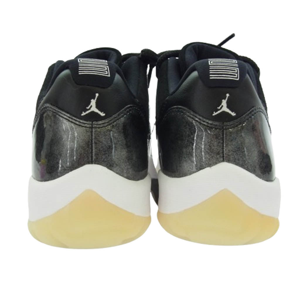 NIKE ナイキ 528895-010 AIR JORDAN 11 RETRO LOW BARONS AJ11 エアジョーダン レトロ ロー バロンズ スニーカー ブラック系 28cm【極上美品】【中古】