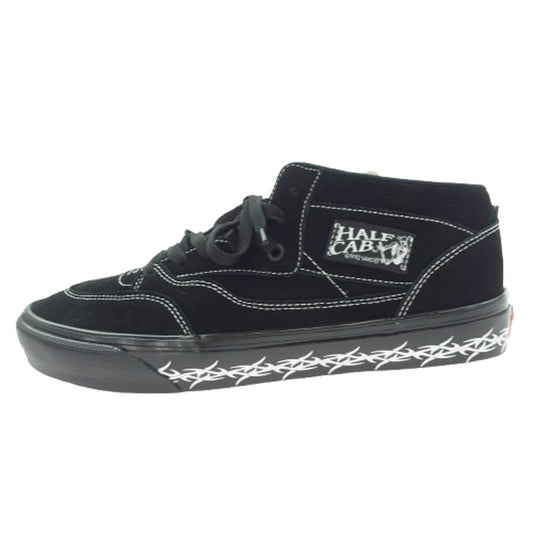 Supreme シュプリーム 21AW VANS バンズ VN0A5KRWBLK Half Cab ハーフキャブ スニーカー ブラック系 28.5cm【極上美品】【中古】