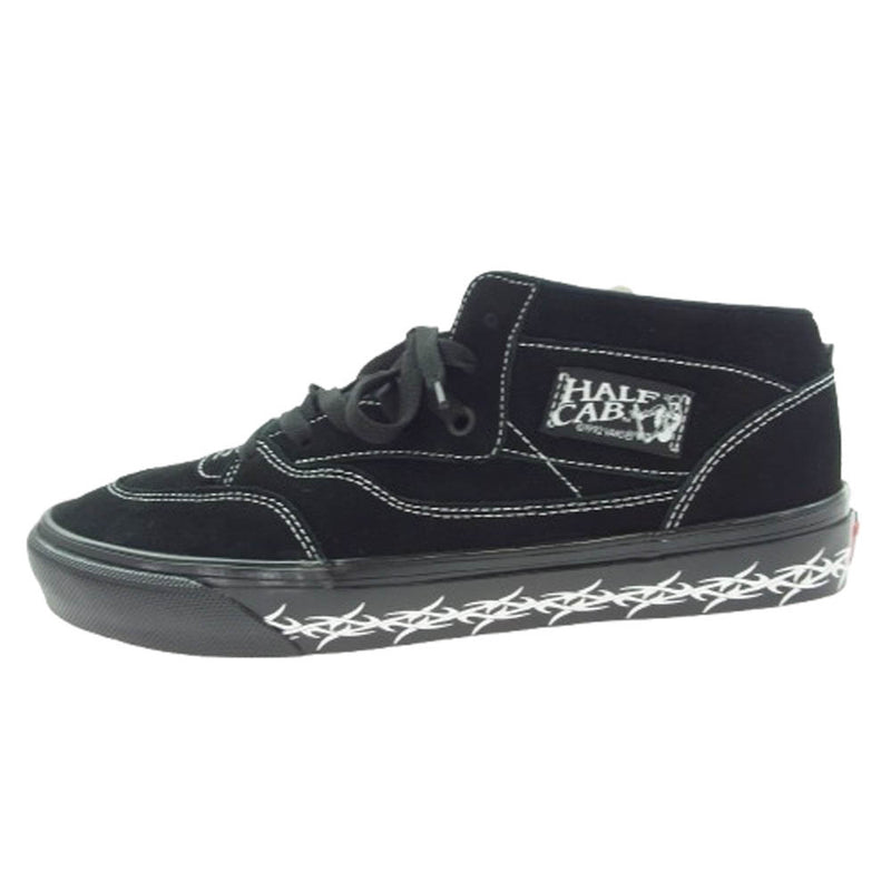 Supreme シュプリーム 21AW VANS バンズ VN0A5KRWBLK Half Cab ハーフキャブ スニーカー ブラック系 28.5cm【極上美品】【中古】