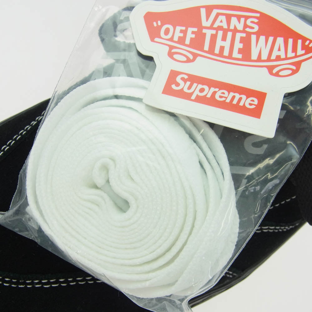 Supreme シュプリーム 21AW VANS バンズ VN0A5KRWBLK Half Cab ハーフキャブ スニーカー ブラック系 28.5cm【極上美品】【中古】