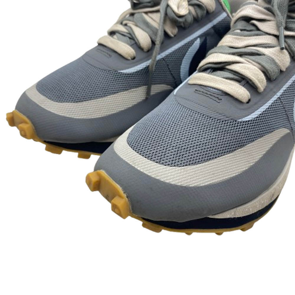 NIKE ナイキ DH3114-001 CLOT × Sacai LD Waffle Grey Obsidian Cool Grey クロット サカイ ローカット スニーカー グレー系 27cm【中古】