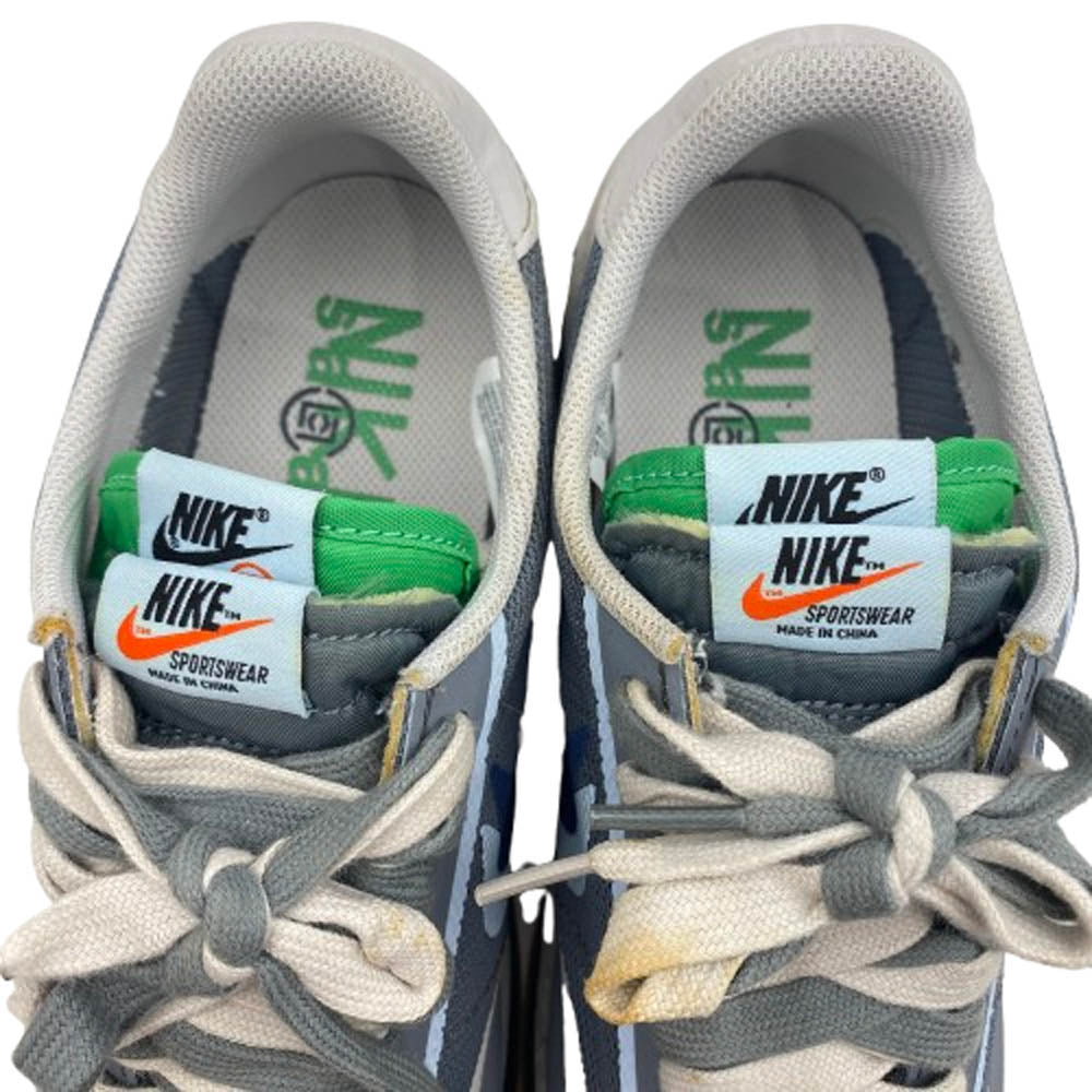 NIKE ナイキ DH3114-001 CLOT × Sacai LD Waffle Grey Obsidian Cool Grey クロット サカイ ローカット スニーカー グレー系 27cm【中古】