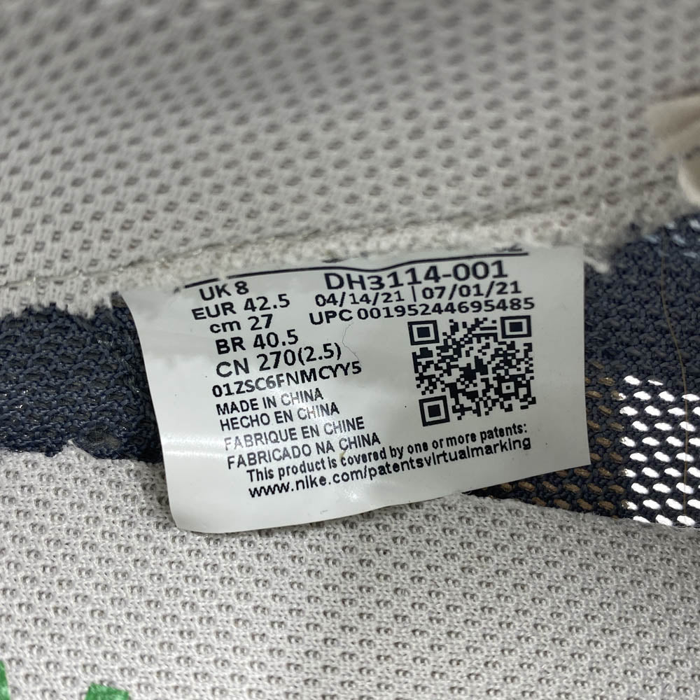 NIKE ナイキ DH3114-001 CLOT × Sacai LD Waffle Grey Obsidian Cool Grey クロット サカイ ローカット スニーカー グレー系 27cm【中古】