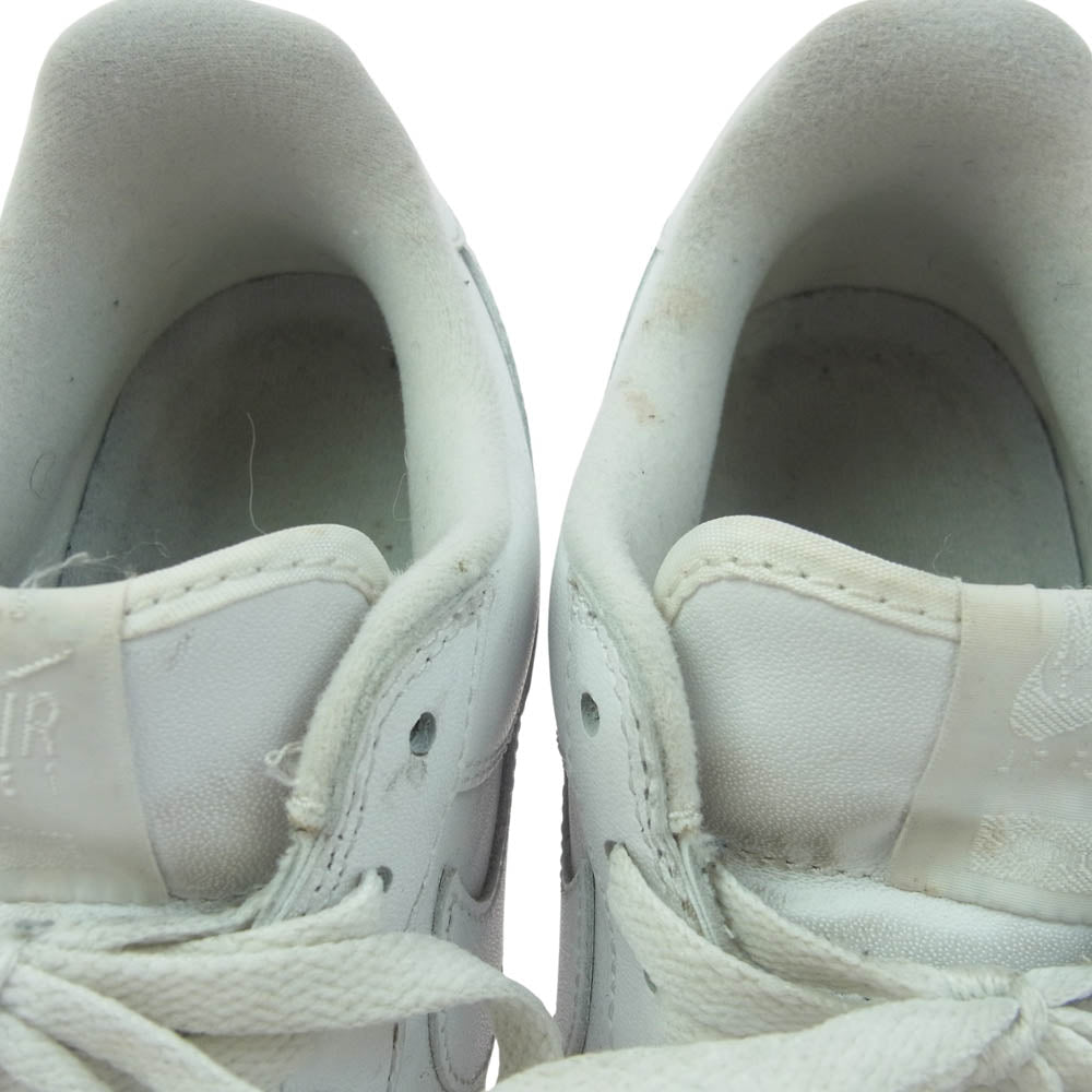 Supreme シュプリーム CU9225-100 × Nike Air Force 1 Low White ナイキ エアフォースワン ローカット スニーカー ホワイト系 27cm【中古】