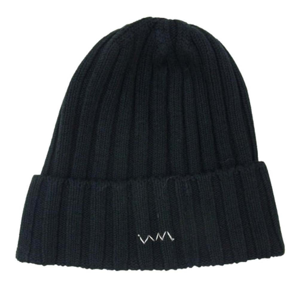 VISVIM ビズビム 23ss 0123103003005 KNIT CAP COTTON ニット キャップ コットン ブラック系 F【中古】