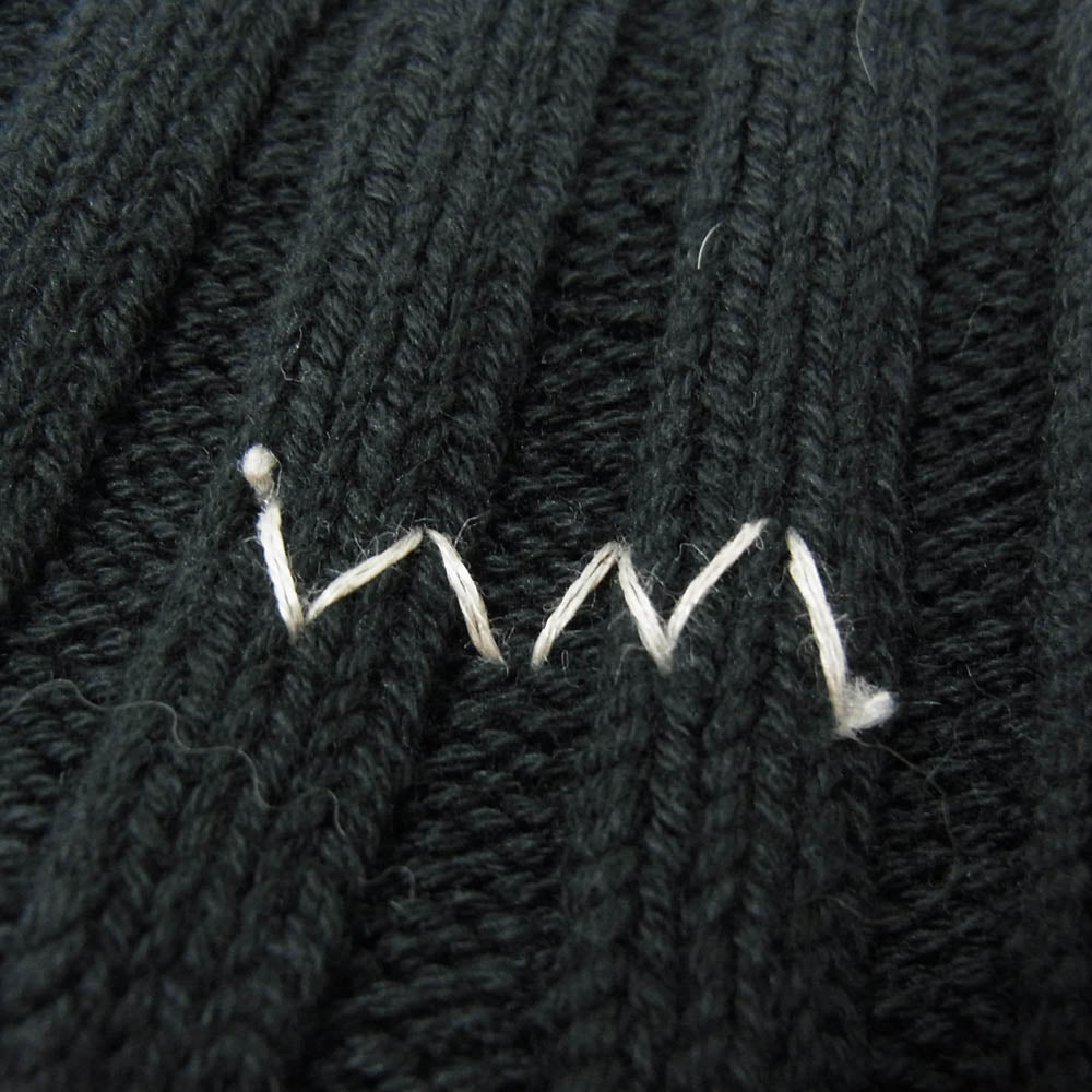 VISVIM ビズビム 23ss 0123103003005 KNIT CAP COTTON ニット キャップ コットン ブラック系 F【中古】