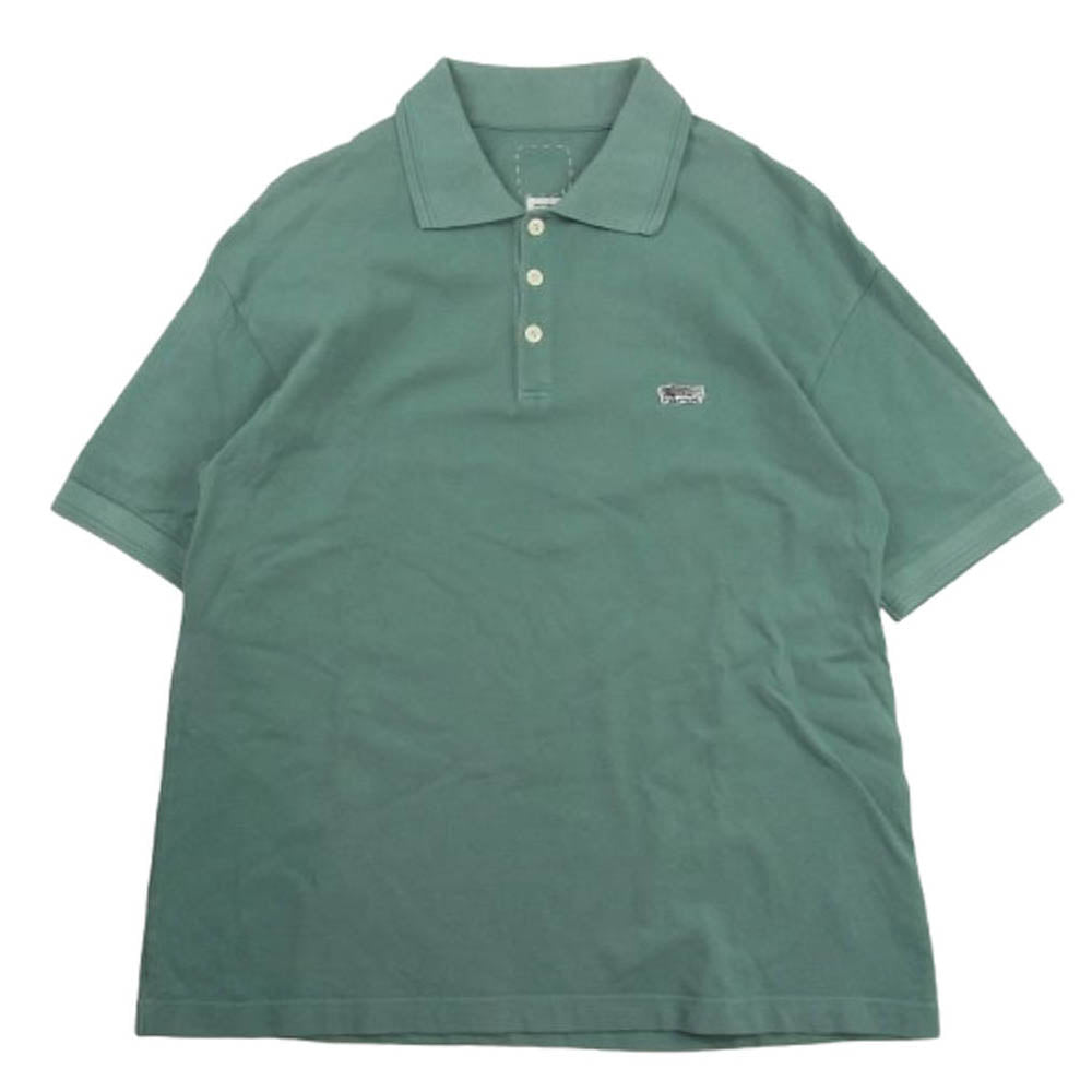 VISVIM ビズビム 21ss 0121105010018 JUMBO WELLER S/S DMGD ポロシャツ グリーン系 2【中古】