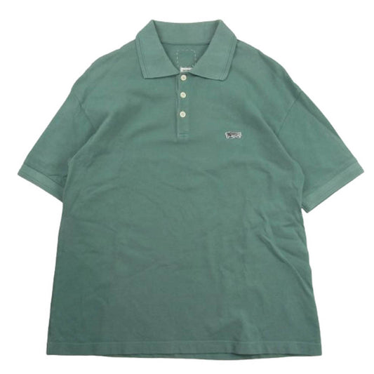 VISVIM ビズビム 21ss 0121105010018 JUMBO WELLER S/S DMGD ポロシャツ グリーン系 2【中古】