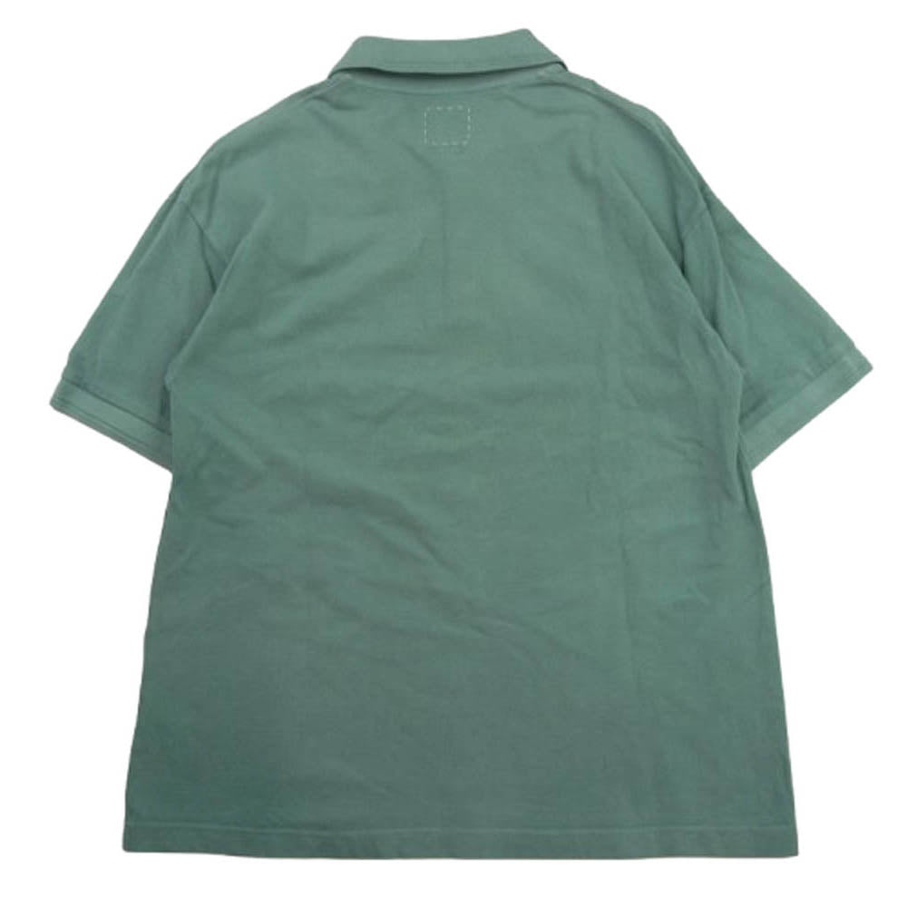 VISVIM ビズビム 21ss 0121105010018 JUMBO WELLER S/S DMGD ポロシャツ グリーン系 2【中古】