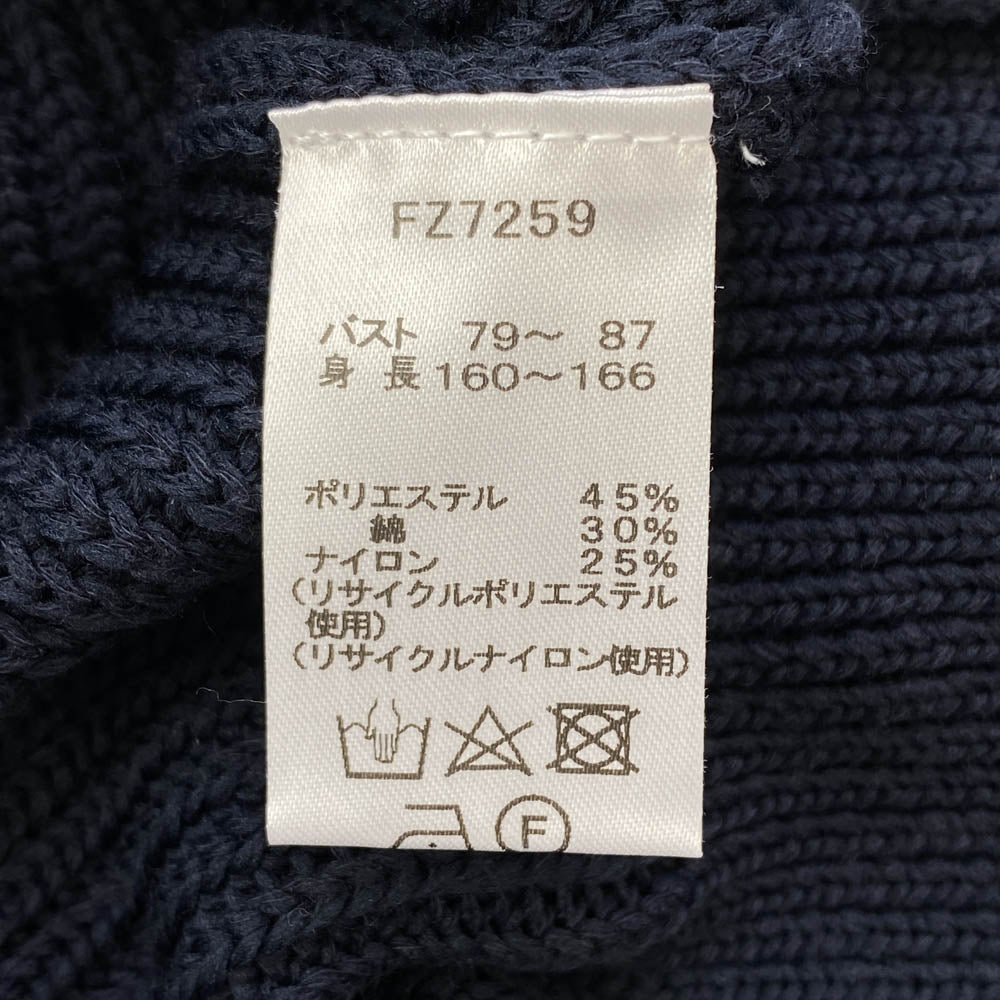 FRED PERRY フレッドペリー FZ7259 Ray BEAMS レイビームス別注 Tipped Collar Cardigan ティップド カラー ショート カーディガン ダークネイビー系 10【中古】