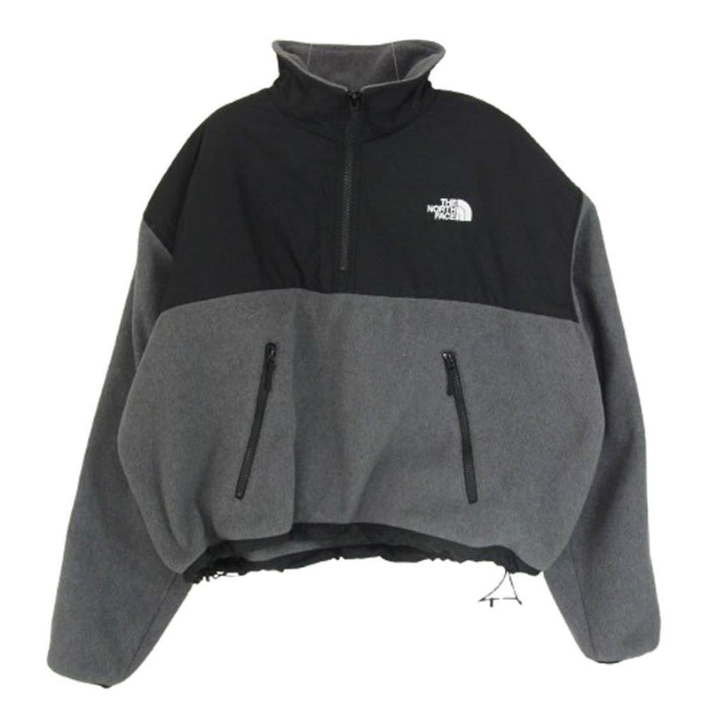 THE NORTH FACE ノースフェイス NAW72332 ショート デナリ プルオーバー フリースジャケット グレー系 L【中古】