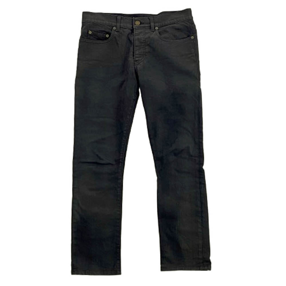 SAINT LAURENT サンローラン 397136 Y824K　 ブラック デニム ジーンズ ストレッチ スキニー パンツ ブラック系 30【中古】