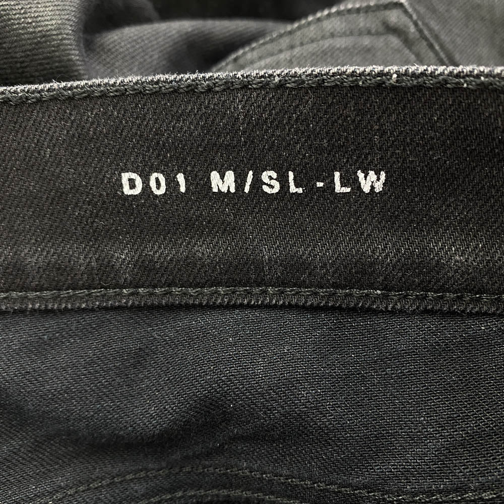 SAINT LAURENT サンローラン 397136 Y824K　 ブラック デニム ジーンズ ストレッチ スキニー パンツ ブラック系 30【中古】