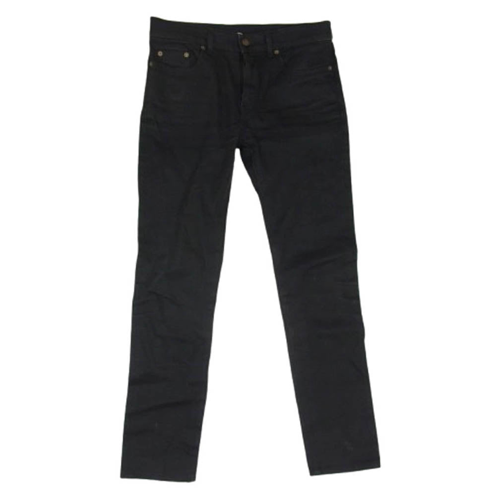 SAINT LAURENT サンローラン 397136 YG869　 ブラック デニム ジーンズ ストレッチ スキニー パンツ ブラック系 30【中古】