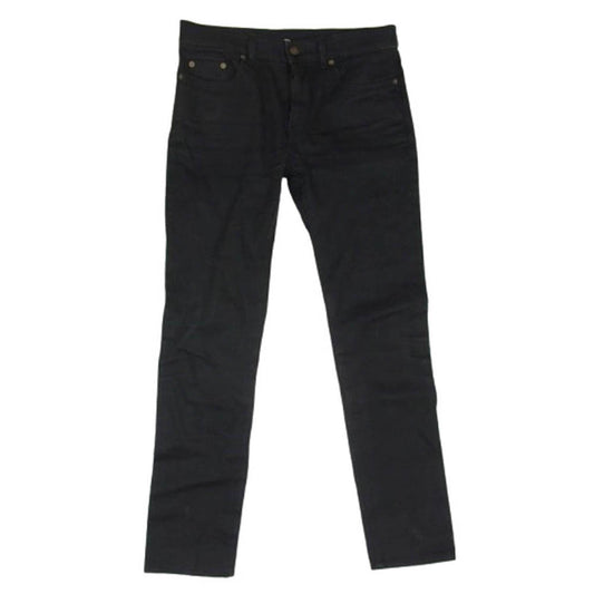 SAINT LAURENT サンローラン 397136 YG869　 ブラック デニム ジーンズ ストレッチ スキニー パンツ ブラック系 30【中古】