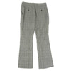 CELINE セリーヌ 23SS 2P032709T エディスリマン ウール フレア チェック センタープレス パンツ グレンチェック スラックス ブラック系 46【中古】