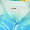 CELINE セリーヌ 22SS 2C517357Q MARCELO LANVIN レーヨン オープンカラー 半袖シャツ ライトブルー系 39【極上美品】【中古】