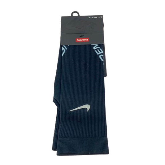 Supreme シュプリーム FZ6792-010 x Nike Spark Crew Sock x ナイキ スパーク クルー ソックス 靴下 ダークネイビー系 30～31.5cm【新古品】【未使用】【中古】