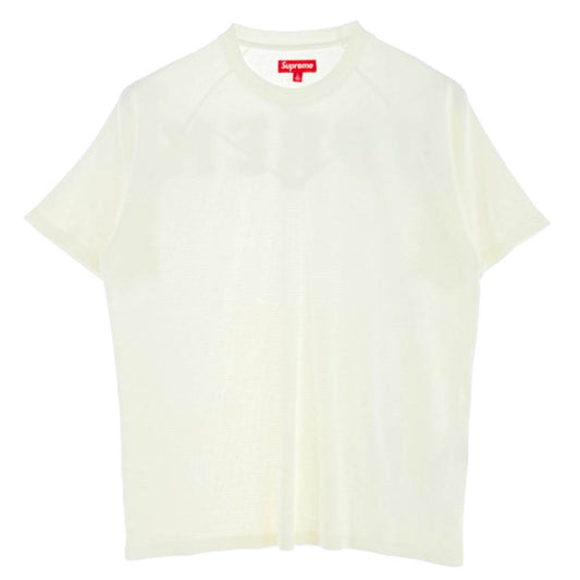 Supreme シュプリーム Stencil Thermal Top ステンシル サーマル エスエス トップ Tシャツ 半袖 カットソー ホワイト系 L【新古品】【未使用】【中古】