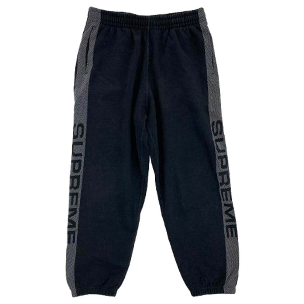 Supreme シュプリーム 24SS Jacquard Stripe Sweatpant ジャガード ストライプ スウェット パンツ トラウザー ブラック系 M【中古】