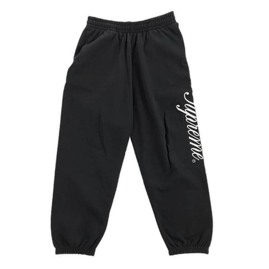 Supreme シュプリーム 23AW RAISED SCRIPT SWEATPANT レイズド スクリプト スウェットパンツ ブラック系 M【極上美品】【中古】