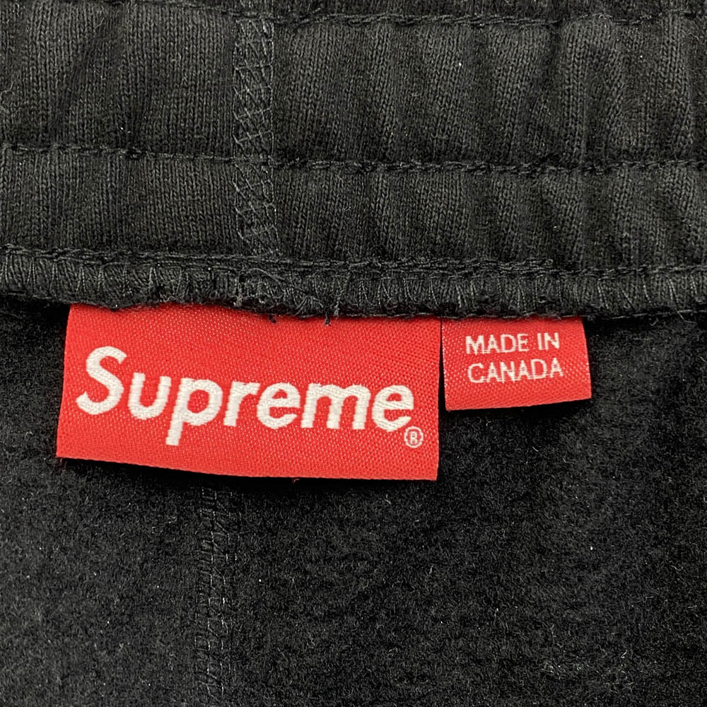 Supreme シュプリーム 23AW RAISED SCRIPT SWEATPANT レイズド スクリプト スウェットパンツ ブラック系 M【極上美品】【中古】
