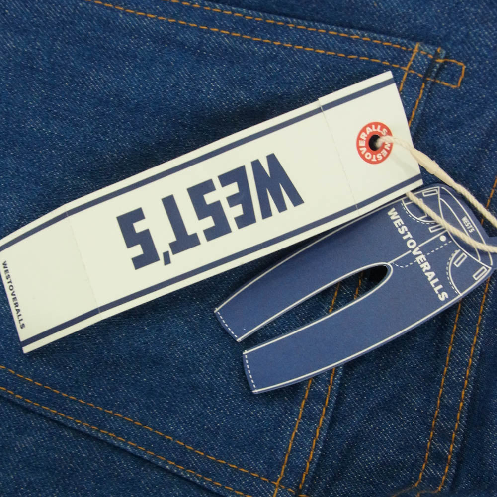 ウエストオーバーオールズ 22SSPT807 807F DENIM デニム パンツ W32 インディゴブルー系 32【新古品】【未使用】【中古】