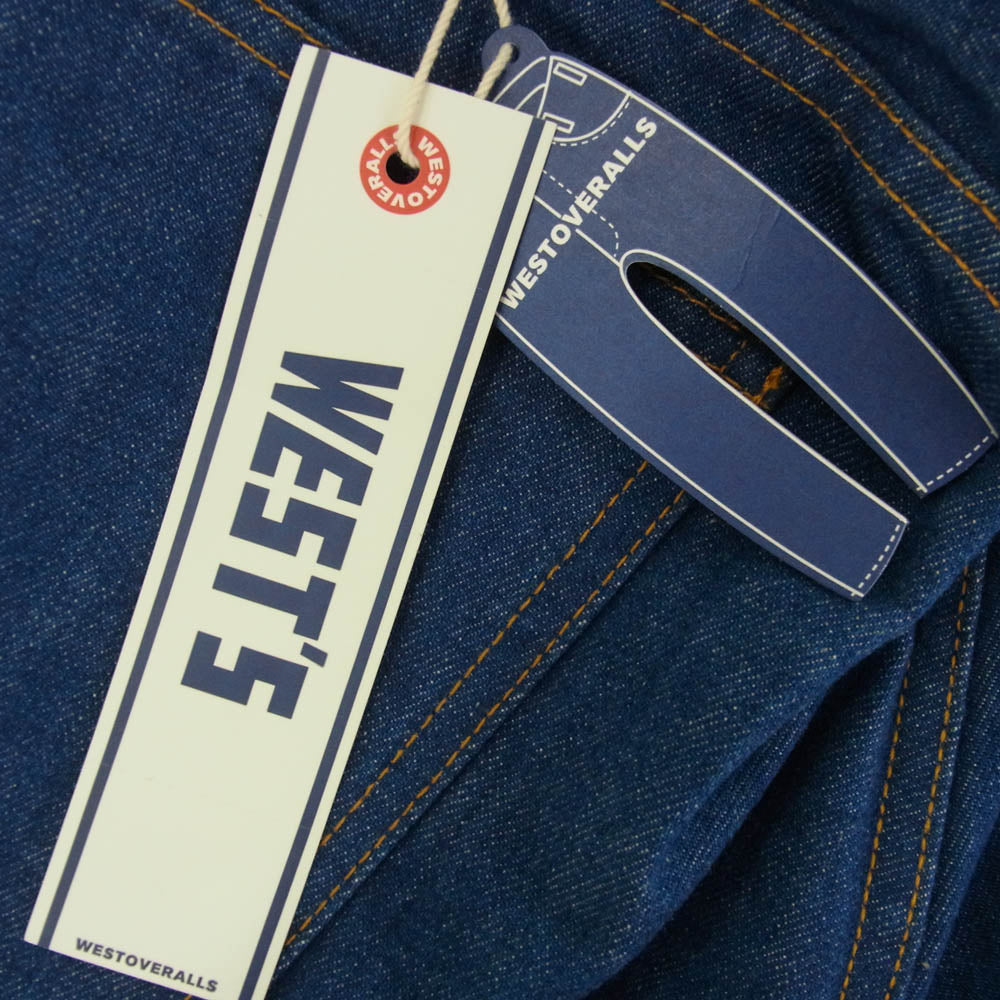 ウエストオーバーオールズ 22SSPT807 807F DENIM デニム パンツ W34 インディゴブルー系 34【新古品】【未使用】【中古】