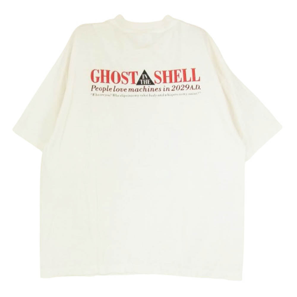 SAINT MICHAEL セントマイケル SM-YS1-0000-C32 攻殻機動隊 GHOST IN THE SHELL GS_SS TEE GITS プリント 半袖 Tシャツ ホワイト系 L【極上美品】【中古】